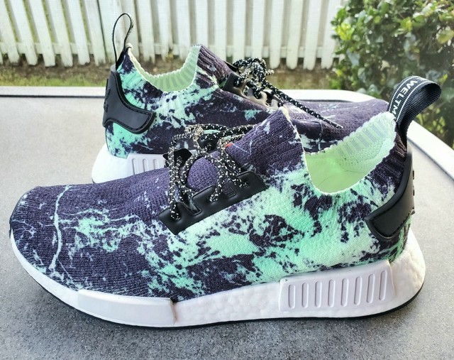 adidas nmd marble aero green