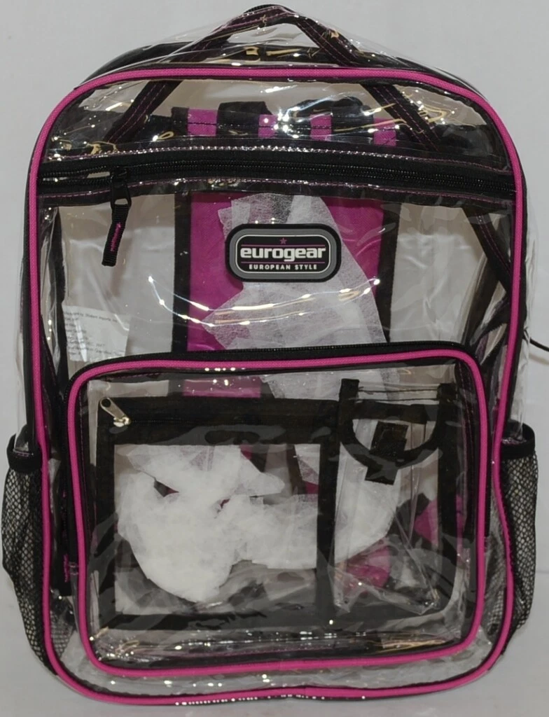 Eurogear top clear backpack