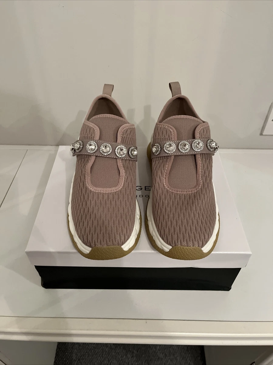 Pink kurt geiger trainers sale