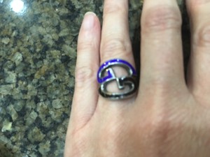 blue gucci ring