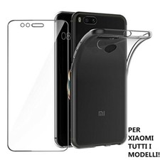CUSTODIA COVER MORBIDA TRASPARENTE IN TPU SILICONE PER XIAOMI VARI MODELLI