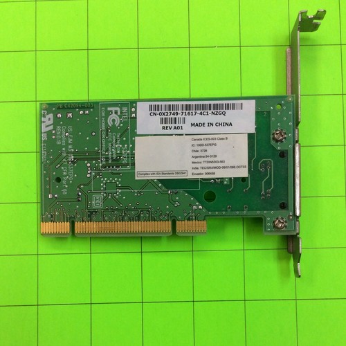 Dell Dimension 3000 PC PC Modem CN-0X2749 0X2749 D-1156I#/I1A KB581603/01 I - Picture 2 of 3