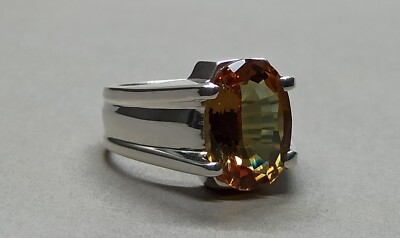 Alexandrite Ring 925 Sterling Silver Handmade Mens Ring Color Changing Gemstone
