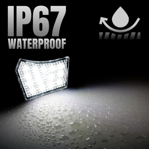 2X Luz LED lateral debajo del espejo retrovisor charco para Volvo S40 S60 S80 V50 V70 C30 C70 XC70 - Imagen 8 de 11