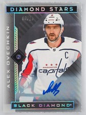 2021 Upper Deck Black Diamond Alex Ovechkin Purple Diamond Stars Auto /10