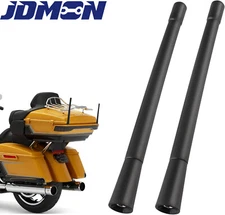 Pair 7" Short Rubber Antenna Mast Fit for 1998-2022 Harley Davidson motorcycle