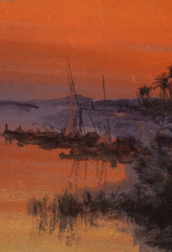 Paul B. Pascal French 1832 - 1903 Watercolor Gouache Painting Signed Dated 1895 - Picture 5 of 14