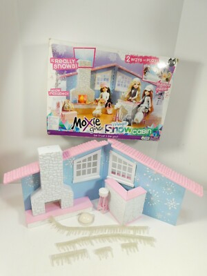 Moxie Girlz Magic Snow Cabin Dollhouse Playset With Box INCOMPLETE | eBay