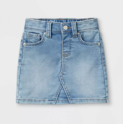 NEW Cat Jack Toddler Girls' Denim Skirt Size 2T