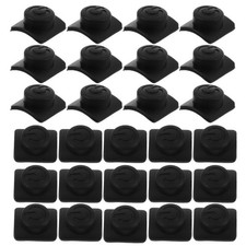 50 Pcs Miniature Flashlight Button Cap Cover Protective Rubber Caps Switch