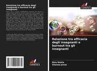 Ekta Mehta (U. A.) | Relazione Tra Efficacia Degli Insegnanti E Burnout Tra...