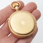 1890 Antique Waltham Grade J Gold Filled 6s Full Hunter Pocket Watch Running