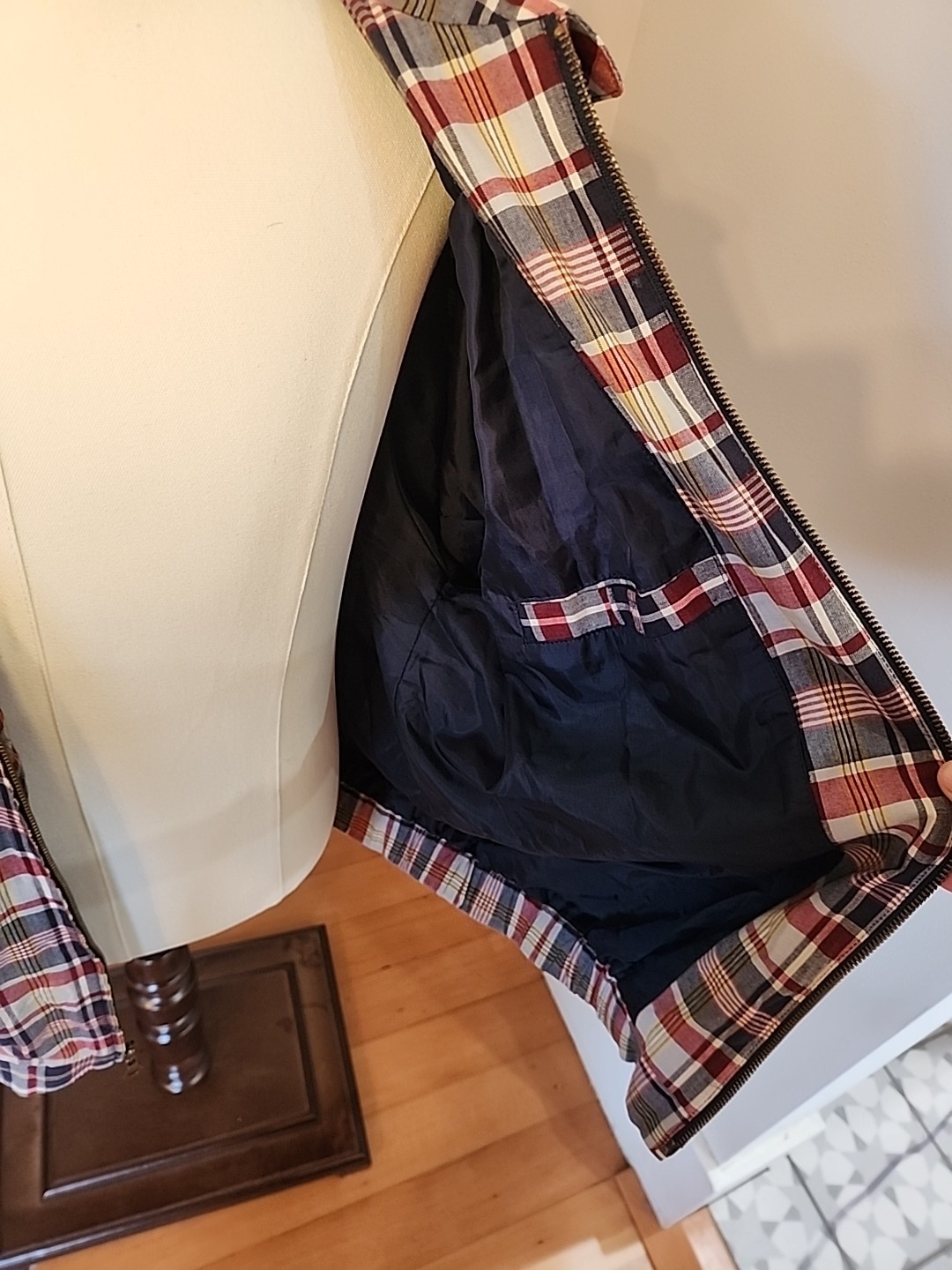 Pendleton Lightweight Plaid Cotton Jacket Large T… - image 9