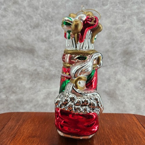 Golftasche Weihnachtsschmuck Glas Golfschläger Neuheit Golfliebhaber Geschenk Deko Vintage - Bild 2 von 5