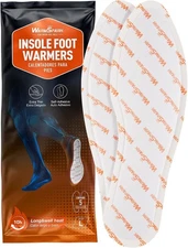 WarmSpark Insole Foot Warmers Feet Warmers Disposable 5 Pairs, L | 9.5-11