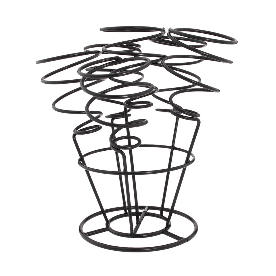 Ramo de botellas estante de vino, negro, estante de vino de metal de mesa, encimera tienda de vino... Foto 3 de 4