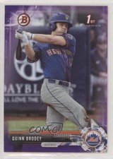 2017 Bowman Draft Purple 58/250 Quinn Brodey #BD-24 z6b