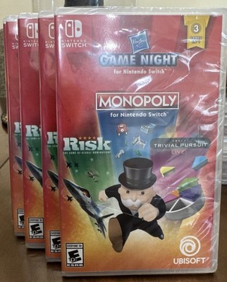 Hasbro Game Night   Nintendo Switch (Monopoly, Risk & Trivial Pursuit)