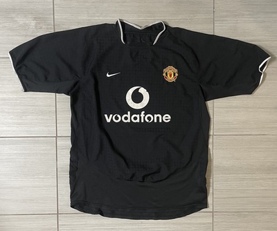 #ad Vintage 2003 05 Nike Manchester United Away Jersey Soccer Football Mens Large XL $84.94
