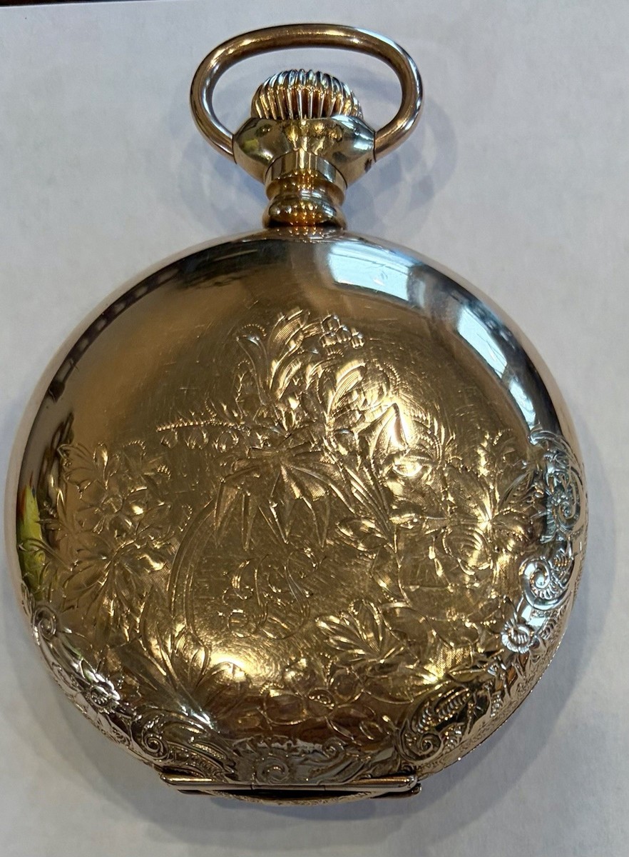 洋楽 King Federal Vintage Collectors Series 1892 Columbus Railway King Full Hunter Pocket Watch Two Tone