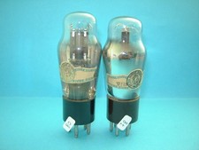 una coppia valvole Fivre tipo  56  VT56  Tube Lampe  Vintage  TV7 test