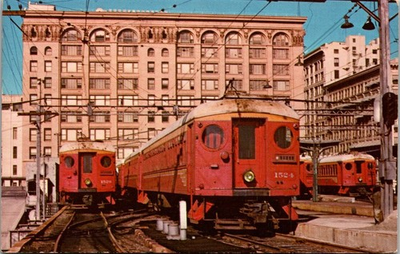 #ad 1961 Pacific Electric quot;Big Red Carsquot; 6th amp; Main St Station Los Angeles CA $4.99