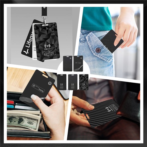 Wallet Tracking Card GPS Location Smart Anti-loss Tag for Smart Phone Find My - Picture 10 of 22