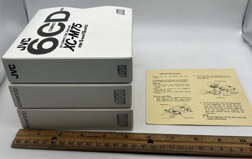 2 Kenwood CDM-600 & 1 JVC XC-M75 All 3 Are Interchangeable - Picture 1 of 3
