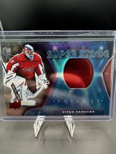 2020-21 UD Trilogy - Rookie Super Stage Vitek Vanecek #RSS-5 Red Foil /999 (RC)