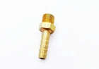 5/16" X24UNF Brass Male Straight Connector for 4mm (5/32" ) Hose tail
