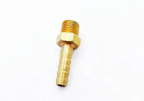 5/16" X24UNF Brass Male Straight Connector for 4mm (5/32" ) Hose tail
