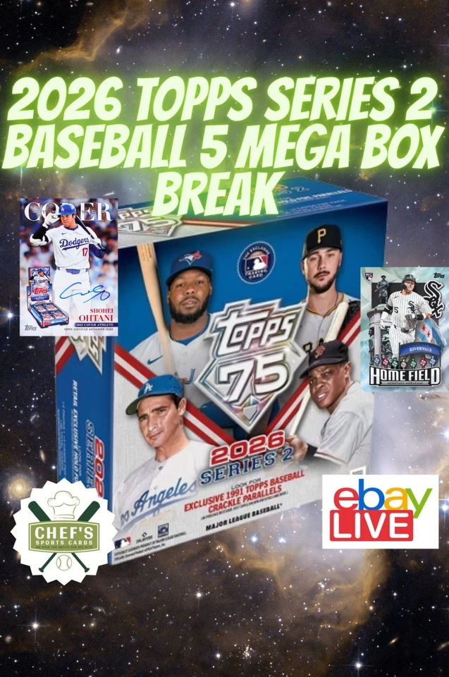 2026 TOPPS SERIES 2 BASEBALL 1/4 MEGA CASE (5 BOX) BREAK #44