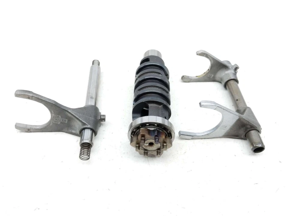 09-14 Yamaha YZF R1 Transmission Shift Shifter Forks and Drum - Image 4 of 4