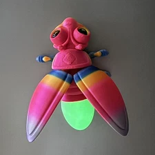 3D Printed Luminous Firefly Figurines Refrigerator Door Magnets Firefly