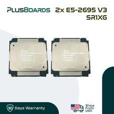 Lot of 2 Intel Xeon E5-2695 V3 2.30GHz 14C LGA 2011-3 35MB Server CPU Processor