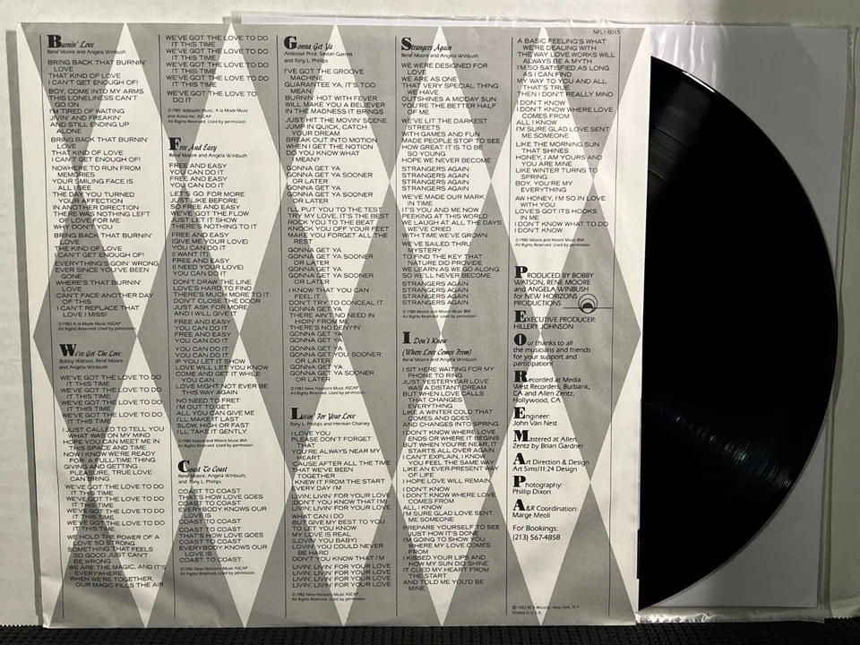 PLUSH LP RCA RECORDS NFL1-8015 STEREO 1982 Soul Funk Boogie Disco Foto 3 de 4