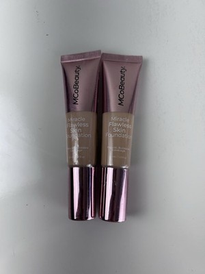2-PACK MCoBeauty Miracle Flawless Skin Foundation Pure Ivory MCW460