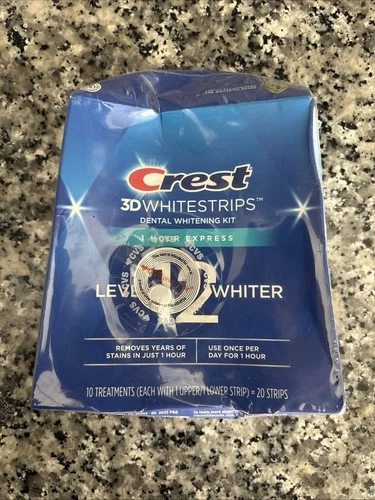 Crest 3D Whitestrips 1 Hour Express Dental Whitening Kit - 20 Count