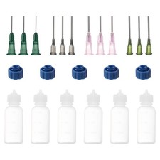 1 Oz Precision Applicator Bottles,6Pcs 30ml Needle Tip Squeeze Bottle