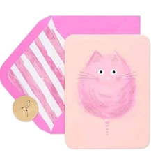 Papyrus Birthday Card Cotton Candy Cat 😺