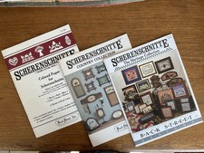 Lot 3 Scherenschnitte books Heritage/Country Collection colored cutting paper