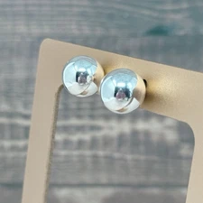 Silpada Sterling Silver Post Earrings 925 Sphere Ball Bead P1386
