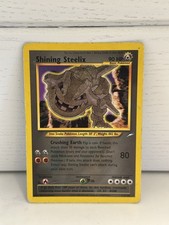 Shining Steelix Holo Pokémon Card - Neo Destiny 112/105