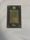 Star Wars Authentic Images 24K Gold Card 20 Yrs SW Trilogy # 1250/ 1,997