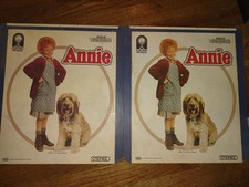 Annie 2 parts Aileen Quinn, Carol Burnett 1982 film RCA Videodiscs CED