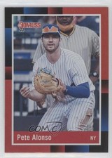 2022 Panini Donruss Retro 1988 Variation Holo Red Pete Alonso #247 0rm6