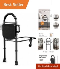 Safety Bed Assist Rails for Elderly - Adjustable Easy to Use with Storage