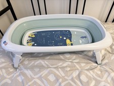 Folding Baby Bathtub/Paddling Pool with Heat Sensor 0+ Badabulle