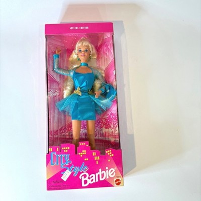 Mattel City Style Barbie Special Edition 15612 Teal Dress Vintage 1996 NIB
