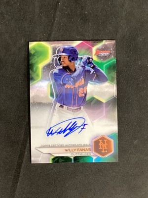 2023 Bowman's Best #B23-WFS Willy Fanas Autograph New York Mets